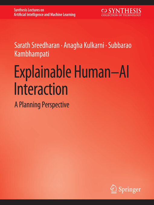Cover image for Explainable Human-AI Interaction